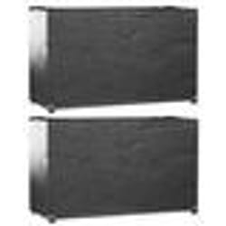 vidaXL Housses salon de jardin 2pcs 8œillets 170x94x70cm rectangulaire