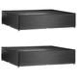 vidaXL Housses de salon de jardin 2 pcs 16 œillets 240x240x55 cm carré