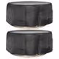 vidaXL Housses pour meubles de jardin 2 pcs 10 œillets Ø260x90 cm rond