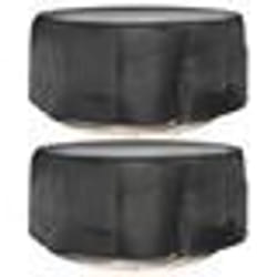 vidaXL Housses pour meubles de jardin 2 pcs 10 œillets Ø260x90 cm rond