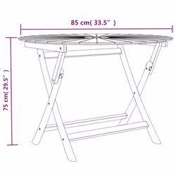 VidaXL 362619 table de jardin - Vue supplémentaire 8