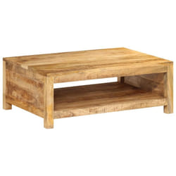 Table Basse 80x55x30 Cm Bois De Manguier Massif Vidaxl