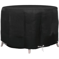 Housse pour meubles de jardin 6 œillets Ø125x75 cm rond Vidaxl