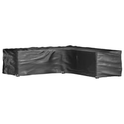 vidaXL Housse de salon de jardin en forme de L 16 œillets 285x285x70cm
