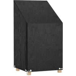 Vidaxl - Housse de chaise de jardin 8 œillets 65x65x80/120 cm pe