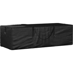 Vidaxl - Sac de rangement pour coussins de jardin noir 135x40x55 cm pe