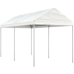 Vidaxl - Belvédère avec toit blanc 4,46x2,28x2,69 m polyéthylène