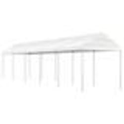 vidaXL Belvédère avec toit blanc 11,15x2,28x2,69 m polyéthylène