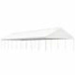 vidaXL Belvédère avec toit blanc 20,07x5,88x3,75 m polyéthylène