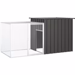Description générale Offrez la sécurité et le confort à votre petit ami avec cette cage à lapins. Ce clapier tout-en-un se co ...