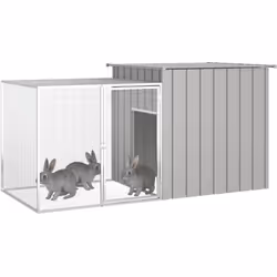 Offrez la sécurité et le confort à votre petit ami avec cette cage à lapins. Clapier tout-en-un : la cage polyvalente se comp ...