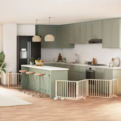 vidaXL Barrière avec Porte 10 Panneaux