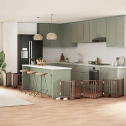 vidaXL Barrière porte pliable 15 panneaux