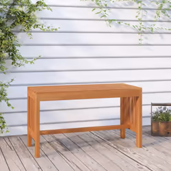 Ce banc de jardin en bois est un choix parfait pour vous détendre sur votre porche par une journée ensoleillée et devient le ...