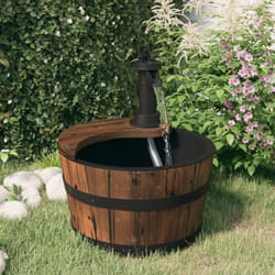 Vidaxl - Fontaine à eau avec pompe 28x28x34,5 cm Bois de sapin massif