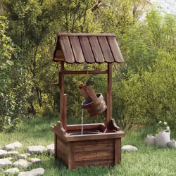 Ce puits à souhait en bois est un excellent supplément à votre cour, patio et jardin, faisant de votre maison un paysage uniq ...