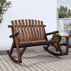 Profitez d'un moment de loisirs confortable avec votre famille dans votre espace extérieur sur ce banc à bascule de jardin en ...