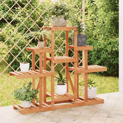 Ce support à fleurs en bois est un choix parfait pour garder et exposer des plantes et d'autres objets décoratifs. Bois de sa ...
