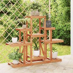Vidaxl - Support à fleurs 110x25x96 cm bois massif de sapin