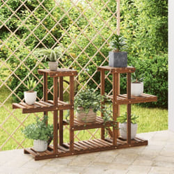 Vidaxl - Support à fleurs 110x25x73 cm bois massif de sapin