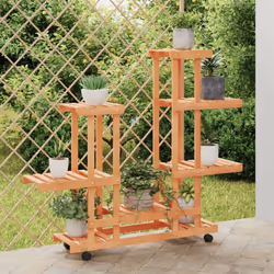 Ce support à fleurs en bois est un choix parfait pour garder et exposer des plantes et d'autres objets décoratifs. Bois de sa ...