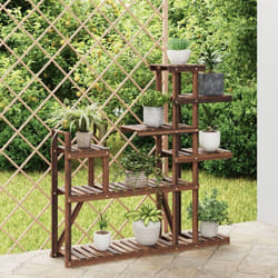 Vidaxl - Support à fleurs 110x25x111 cm bois massif de sapin