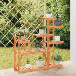 Ce support à fleurs en bois est un choix parfait pour garder et exposer des plantes et d'autres objets décoratifs. Bois de sa ...