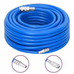 vidaXL Tuyau d'air bleu 0,7" 10 m PVC