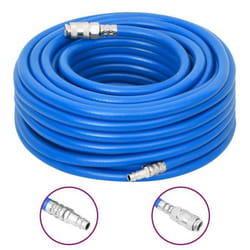vidaXL Tuyau d'air bleu 0,7" 10 m PVC