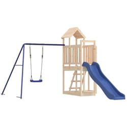 Aire De Jeux D'Extérieur Bois De Pin Massif Vidaxl