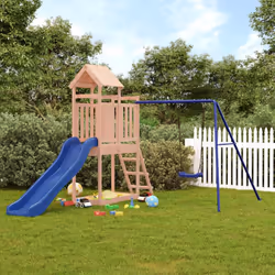 Vous voulez donner à vos enfants la liberté de jouer à la maison ? Cet ensemble de jeu d'extérieur en bois transforme votre j ...