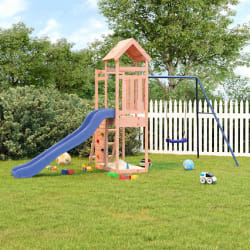 vidaXL Aire de jeux bois massif douglas