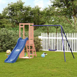 vidaXL Aire de jeux - Bois massif Douglas