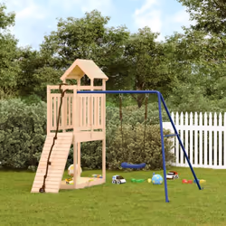 Vous voulez donner à vos enfants la liberté de jouer à la maison ? Cet ensemble de jeu d'extérieur en bois transforme votre j ...