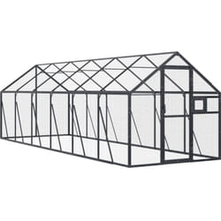 Vidaxl - Volière anthracite 1,79x6x1,85 m aluminium