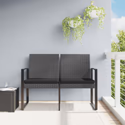 VidaXL 360211 banc de jardin Polyester, Tissu