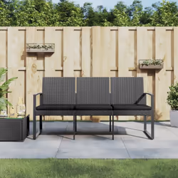 Profitez d'un moment agréable dans votre espace extérieur avec ce banc de jardin à 3 places ! C'est un complément parfait à v ...