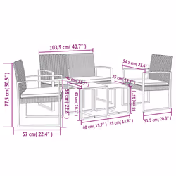 VidaXL 360215 ensemble de meubles de jardin - Vue supplémentaire 6