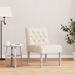 Profitez de votre temps libre en vous prélassant dans ce confortable fauteuil sans accoudoirs rembourré ! Matériau naturel et ...