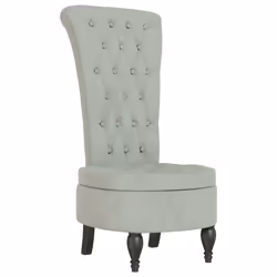 VidaXL 352464, Velours, Gris, mousse, 110 kg, 560 mm, 725 mm