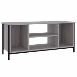 VidaXL 826288, Gris, Bois, Acier, 1020 mm, 350 mm, 450 mm, 1 pièce(s)