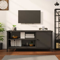 vidaXL Meuble TV noir 100x40x45 cm bois d'ingénierie