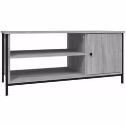 Avec un design élégant mais pratique, ce meuble TV est destiné à devenir un point de mire de votre pièce. Matériau durable : ...