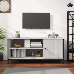 vidaXL Meuble TV sonoma gris 100x40x45 cm bois dingénierie 826303