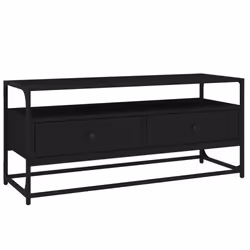 VidaXL 826305, Noir, Bois, Acier, 1000 mm, 350 mm, 450 mm, 1 pièce(s)