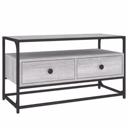 VidaXL 826308, Gris, Bois, Acier, 1000 mm, 350 mm, 450 mm, 1 pièce(s)