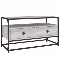 VidaXL 826313, Gris, Bois, Acier, 800 mm, 350 mm, 450 mm, 1 pièce(s)