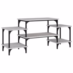 VidaXL 826318, Gris, Bois, Acier, 1170 mm, 350 mm, 520 mm, 1 pièce(s)