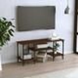 vidaXL Meuble TV chêne marron 102x35x45,5 cm bois d'ingénierie