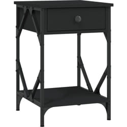 Vidaxl - Table de chevet noir 40x42x60 cm bois d'ingénierie